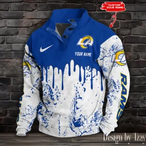 Los Angeles Rams Buttoned Collar Sweatshirt New Design 2025 S9DBSCH1950