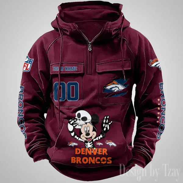 Denver Broncos Fashionable Classic Street Hoodie AZVMHD967 - Image 3