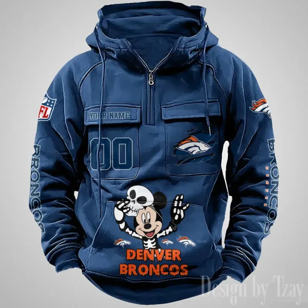 Denver Broncos Fashionable Classic Street Hoodie AZVMHD967 - Image 4