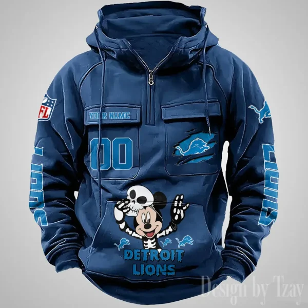 Detroit Lions Fashionable Classic Street Hoodie AZVMHD968 - Image 5