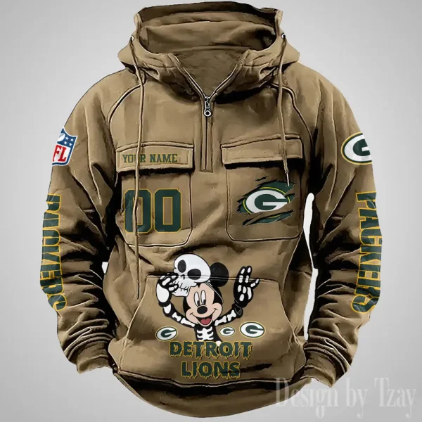 Green Bay Packers Fashionable Classic Street Hoodie AZVMHD969 - Image 3