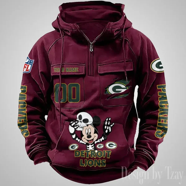 Green Bay Packers Fashionable Classic Street Hoodie AZVMHD969 - Image 4