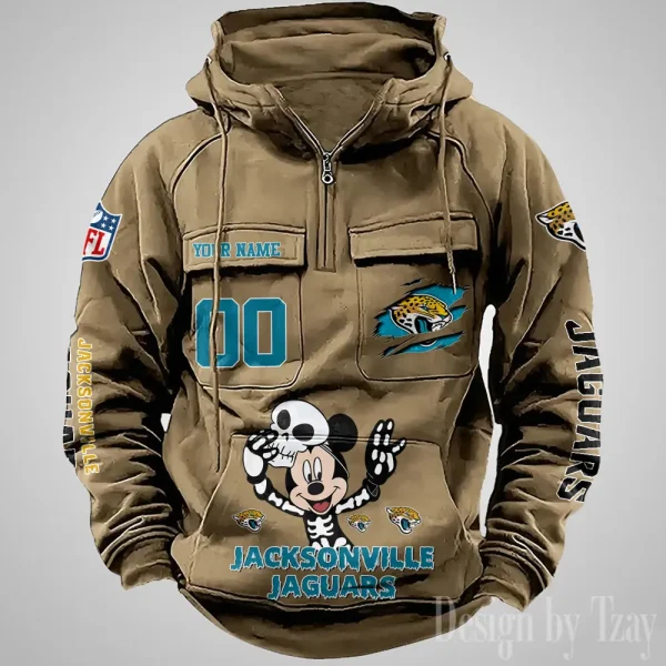 Jacksonville Jaguars Fashionable Classic Street Hoodie AZVMHD972 - Image 3