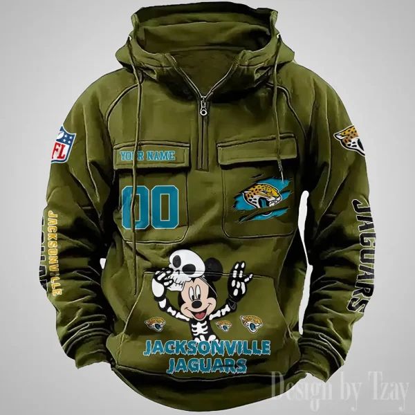 Jacksonville Jaguars Fashionable Classic Street Hoodie AZVMHD972 - Image 4
