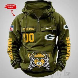 Green Bay Packers Fashionable Classic Street Hoodie AZVMHD1001
