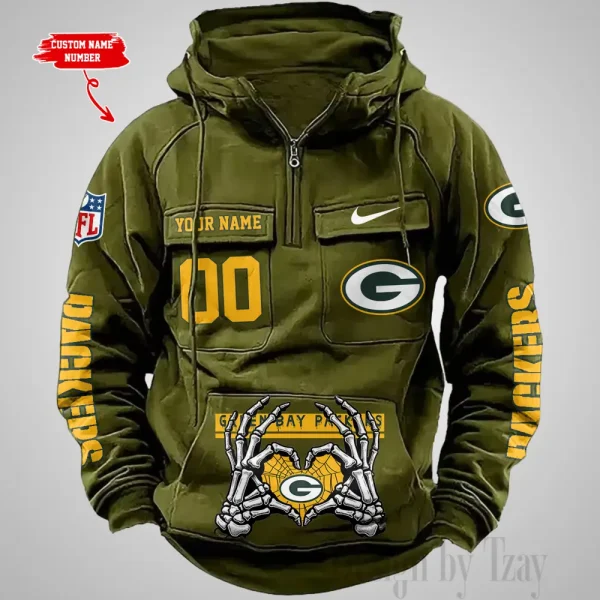 Green Bay Packers Fashionable Classic Street Hoodie AZVMHD1001
