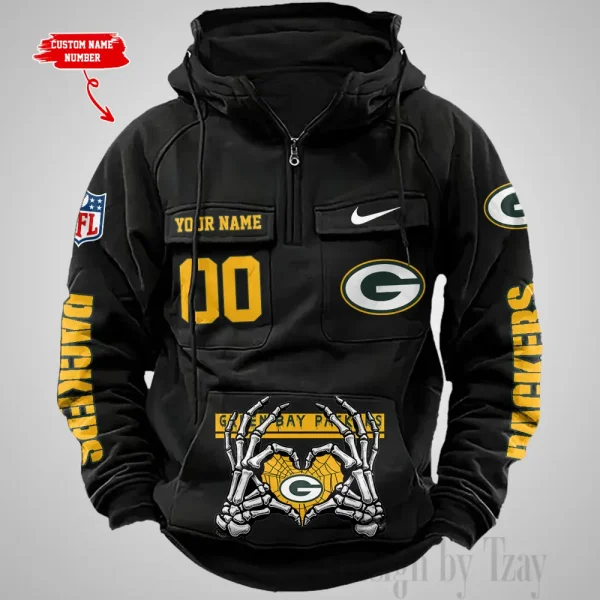 Green Bay Packers Fashionable Classic Street Hoodie AZVMHD1001 - Image 5