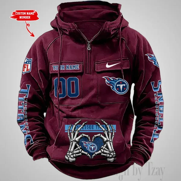Tennessee Titans Fashionable Classic Street Hoodie AZVMHD1020 - Image 5