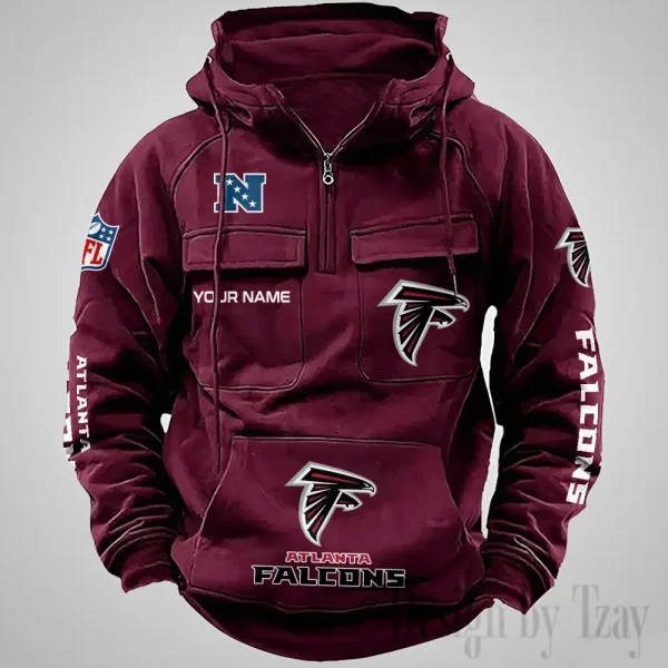 Atlanta Falcons Fashionable Classic Street Hoodie AZVMHD1023 - Image 2