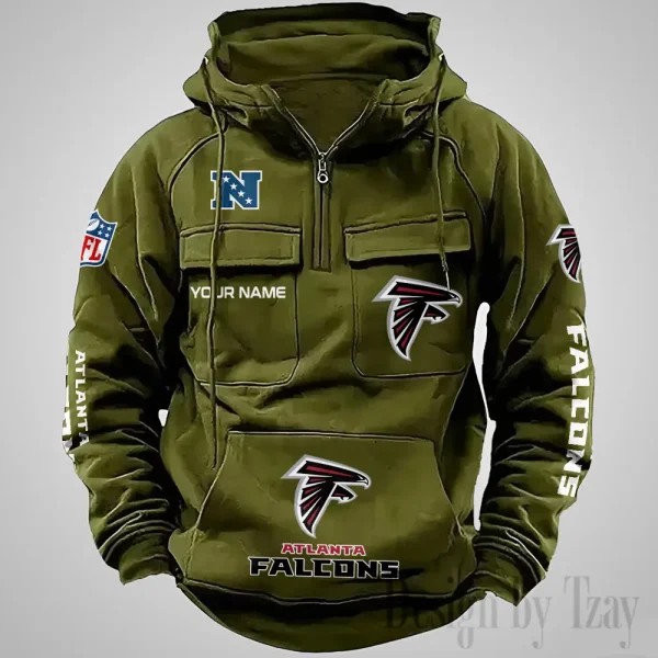 Atlanta Falcons Fashionable Classic Street Hoodie AZVMHD1023 - Image 4