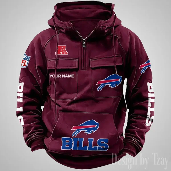 Buffalo Bills Fashionable Classic Street Hoodie AZVMHD1025 - Image 2
