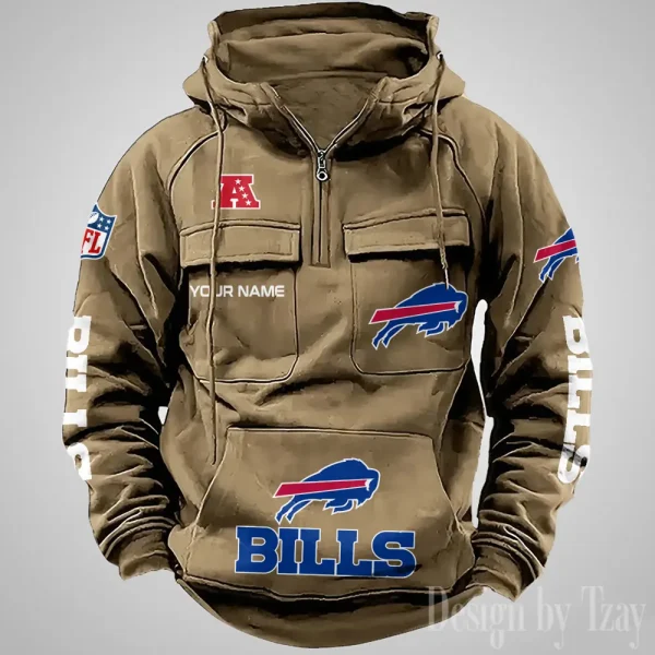 Buffalo Bills Fashionable Classic Street Hoodie AZVMHD1025 - Image 3