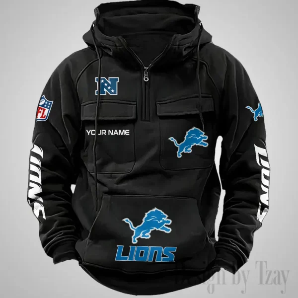 Detroit Lions Fashionable Classic Street Hoodie AZVMHD1032 - Image 2