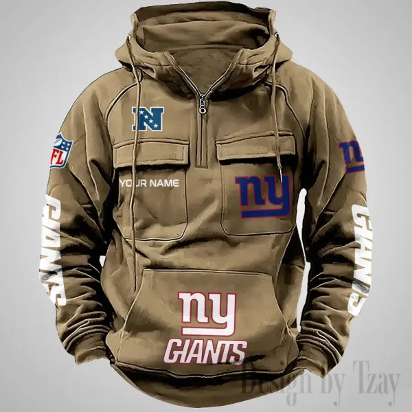 New York Giants Fashionable Outerwear Men's Autumn Winter Hooded Sweatshirt Cool Motorcycle Shirt AZVMHD1045 - Image 4