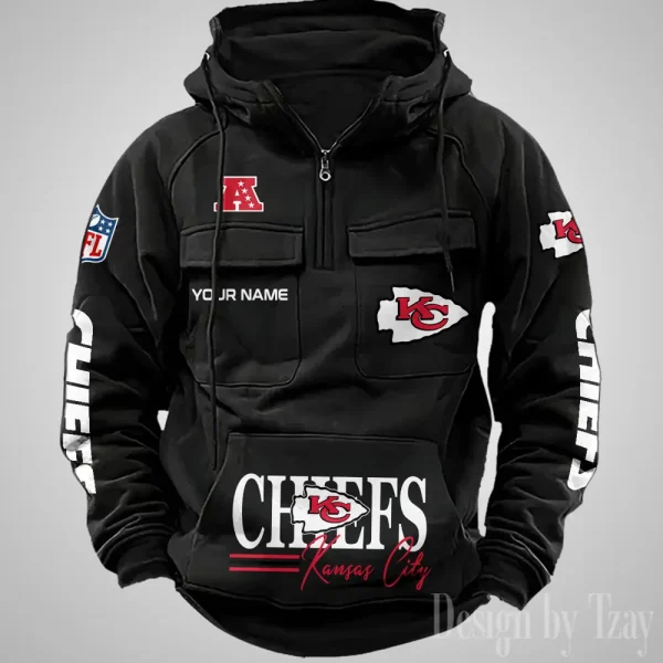 Kansas City Chiefs Fashionable Classic Street Hoodie AZVMHD1055 - Image 2