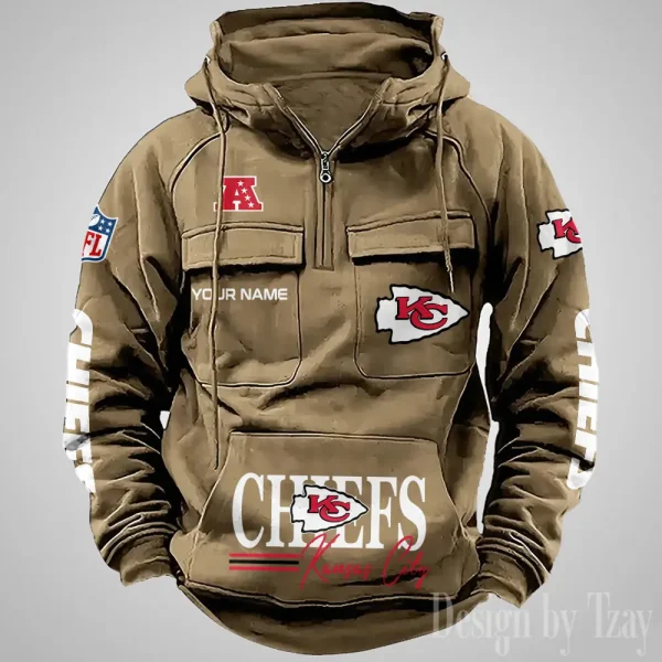 Kansas City Chiefs Fashionable Classic Street Hoodie AZVMHD1055 - Image 3