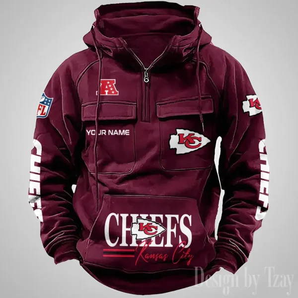 Kansas City Chiefs Fashionable Classic Street Hoodie AZVMHD1055