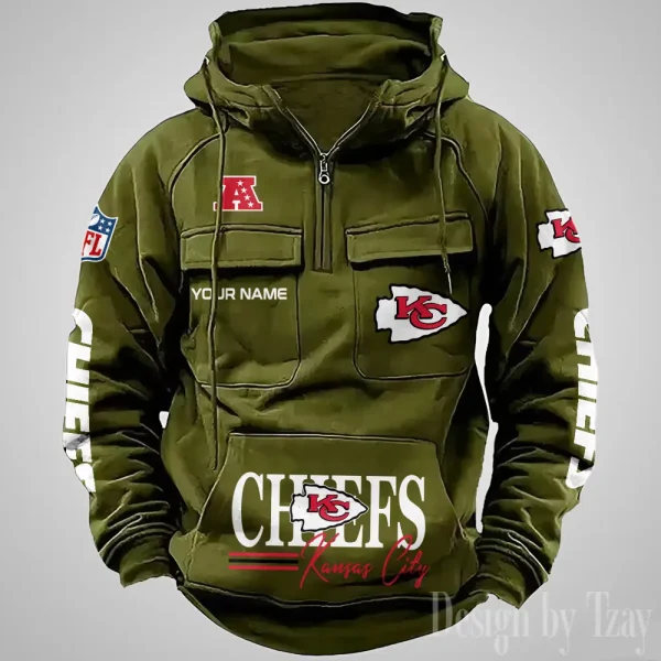 Kansas City Chiefs Fashionable Classic Street Hoodie AZVMHD1055 - Image 4