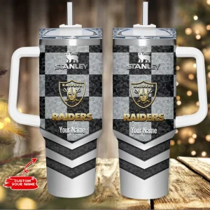 Las Vegas Raiders Simple Modem 40oz Tumbler With Handle And Straw Lid AZC40OZT732