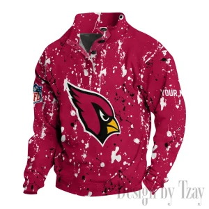 Arizona Cardinals Buttoned Collar Sweatshirt New Design 2025 S9DBSCH2008