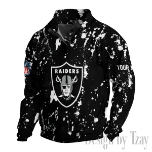 Las Vegas Raiders Buttoned Collar Sweatshirt New Design 2025 S9DBSCH2024