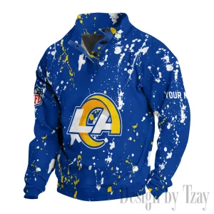 Los Angeles Rams Buttoned Collar Sweatshirt New Design 2025 S9DBSCH2026
