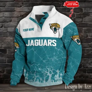 Jacksonville Jaguars Buttoned Collar Sweatshirt New Design 2025 S9DBSCH2054