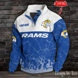 Los Angeles Rams Buttoned Collar Sweatshirt New Design 2025 S9DBSCH2058
