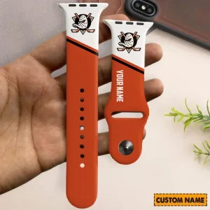 Anaheim Ducks NHL Limited Edition Apple Watch Band For Fans New 2025 AZAWB129
