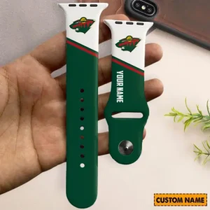 Minnesota Wild NHL Limited Edition Apple Watch Band For Fans New 2025 AZAWB142