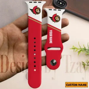 Ottawa Senators NHL Limited Edition Apple Watch Band For Fans New 2025 AZAWB148