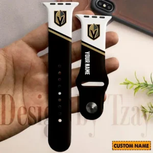 Vegas Golden Knights NHL Limited Edition Apple Watch Band For Fans New 2025 AZAWB158