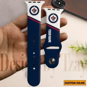 Winnipeg Jets NHL Limited Edition Apple Watch Band For Fans New 2025 AZAWB160