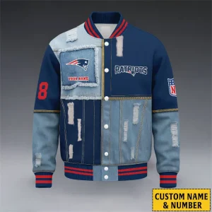 New England Patriots Unisex Exclusive Styles Varsity Jacket SPTBBJACKET668