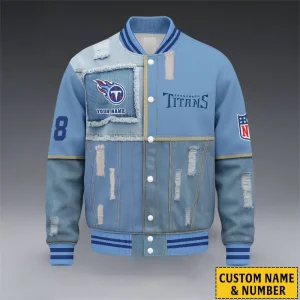Tennessee Titans Unisex Exclusive Styles Varsity Jacket SPTBBJACKET669