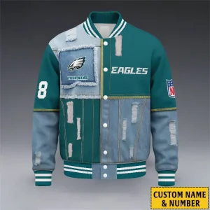 Philadelphia Eagles Unisex Exclusive Styles Varsity Jacket SPTBBJACKET675