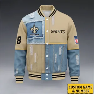 New Orleans Saints Unisex Exclusive Styles Varsity Jacket SPTBBJACKET682