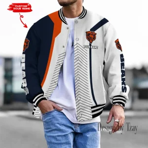 Chicago Bears Personalized New Button Jacket Gifts For Fan SPTBBJACKET690