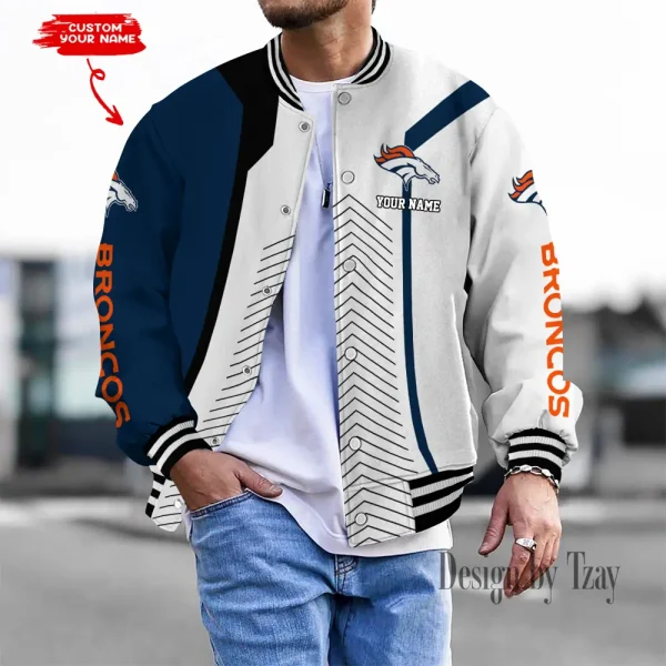 Denver Broncos Personalized New Button Jacket Gifts For Fan SPTBBJACKET694