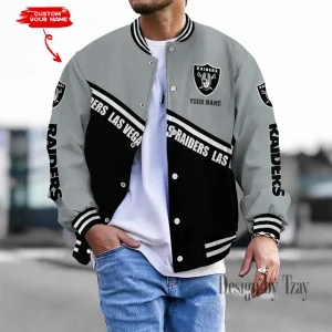 Las Vegas Raiders Personalized New Button Jacket Gifts For Fan SPTBBJACKET701