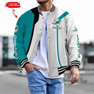 Miami Dolphins Personalized New Button Jacket Gifts For Fan SPTBBJACKET704