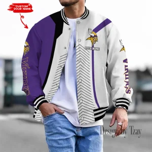 Minnesota Vikings Personalized New Button Jacket Gifts For Fan SPTBBJACKET705