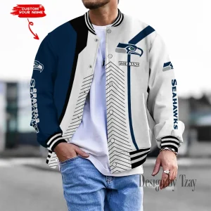 Seattle Seahawks Personalized New Button Jacket Gifts For Fan SPTBBJACKET713