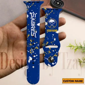 Buffalo Sabres  NHL Limited Edition Apple Watch Band For Fans New 2025 AZAWB163