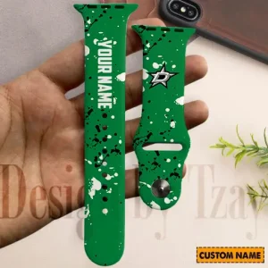 Dallas Stars NHL Limited Edition Apple Watch Band For Fans New 2025 AZAWB169