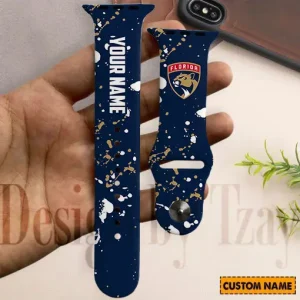 Florida Panthers NHL Limited Edition Apple Watch Band For Fans New 2025 AZAWB172
