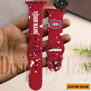 Montréal Canadiens NHL Limited Edition Apple Watch Band For Fans New 2025 AZAWB175