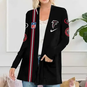 Atlanta Falcons Women’s Patch Pocket Cardigan SPTWPPC131
