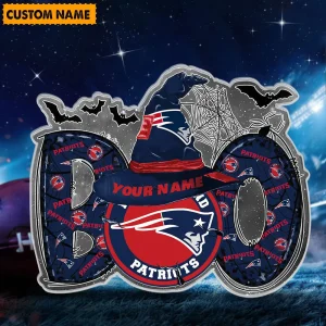 New England Patriots NFL Boo Spooky Season Personalized Acrylic Block Plaque For Fan - Limited Edition SPTFTAB131
