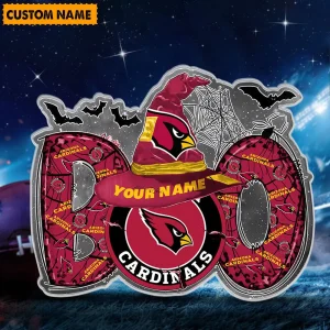 Arizona Cardinals NFL Boo Spooky Season Personalized Acrylic Block Plaque For Fan - Limited Edition SPTFTAB132